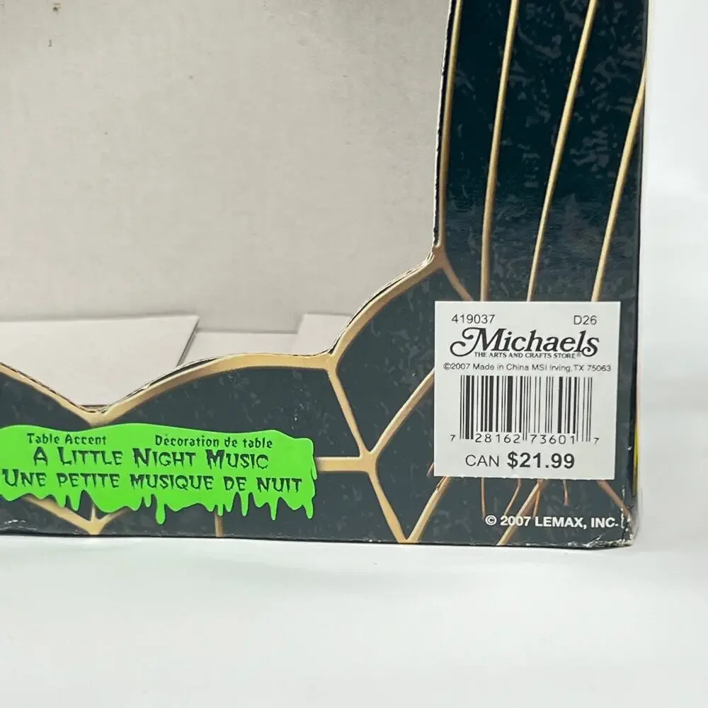 Vintage Lemax Spooky Town A Little Night Music 73601 Halloween Decor 2007 W/ Box